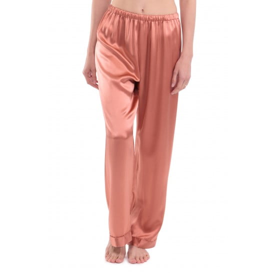 Pack Of 3 Morning Moon Silk Sleepwear Trousers Pants For Women