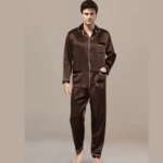 Men'S Satin Silk Sleepwear Trouser Set