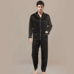 Men'S Satin Silk Sleepwear Trouser Set