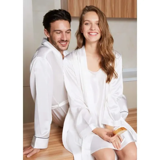 Luxury Silk Couple Robes