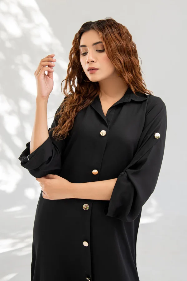 Black Collar Dress